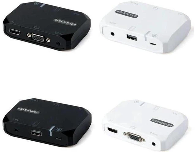 Main image of AJMRTC 3 in 1 Wireless HDTV Converter Adapter, USB to HDMI + AV CVBS + 3.5mm AUX Audio Video Adapter, 1080P Screen Mirroring Dongle for Smartphone, Tablet, Laptop, TV Projector Display
