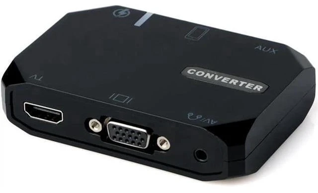 Alt view image 5 of 6 - AJMRTC 3 in 1 Wireless HDTV Converter Adapter, USB to HDMI + AV CVBS + 3.5mm AUX Audio Video Adapter, 1080P Screen Mirroring Dongle for Smartphone, Tablet, Laptop, TV Projector Display