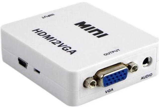 Alt view image 4 of 6 - AJMRTC 4 in 1 HDMI to HDMI + VGA + DVI + 3.5mm Audio Converter Adapter, Multiport AV Signal Adapter with Micro USB 5V Auxiliary Power, 1080P Full HD, Plug and Play for Laptop PC, Game Console, Monitor