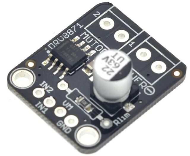 Alt view image 2 of 5 - AJMRTC 2 Pack DRV8871 H-Bridge Brushed DC Motor Driver Module, PWM Speed Direction Control Board, 6.5V-45V Input, 3.6A Peak Current, Built-in Current Sensing for Robot, Smart Car, Electronic DIY Proje