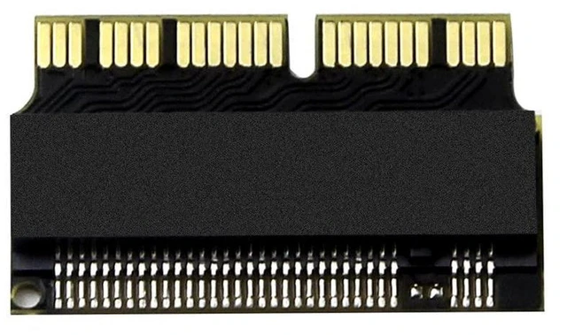 Alt view image 2 of 7 - AJMRTC M.2 NGFF M-Key NVMe PCIe x4 SSD Adapter Card 5 Pack, Upgrade Converter for MacBook Air Pro 2013 2014 2015 A1465 A1466 A1502 A1398, 12+16Pin Proprietary SSD Slot Replacement