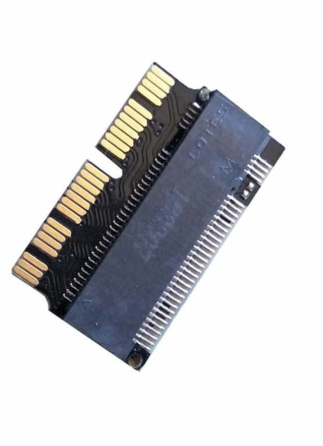 Alt view image 6 of 7 - AJMRTC M.2 NGFF M-Key NVMe PCIe x4 SSD Adapter Card 5 Pack, Upgrade Converter for MacBook Air Pro 2013 2014 2015 A1465 A1466 A1502 A1398, 12+16Pin Proprietary SSD Slot Replacement