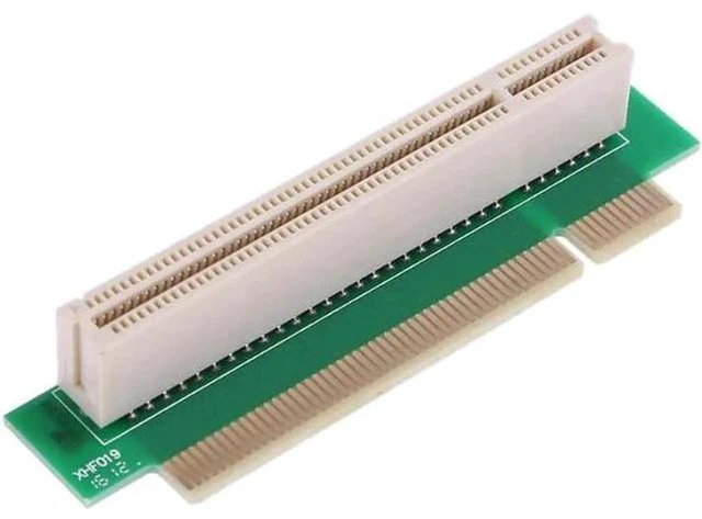 Alt view image 5 of 5 - AJMRTC 32-bit PCI 90 Degree Right Angle Riser Extension Card, Forward / Reverse Selectable Male to Female PCI Adapter for 1U Rack Chassis, Industrial IPC Legacy PCI Card Space Saving Converter