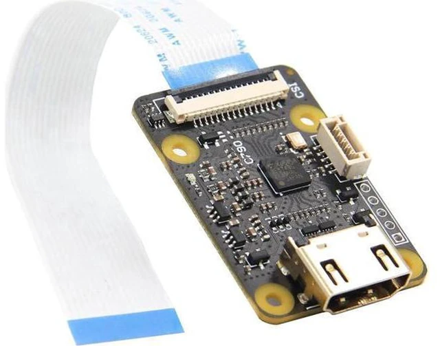 Alt view image 3 of 6 - AJMRTC C790 HDMI to CSI-2 Adapter Module, 1080P@60fps Video & I2S Audio Capture Bridge, TC358743 Chip Compatible with Raspberry Pi 5, 4B, 3B+, Zero, CM4 for PiKVM Video Acquisition Project