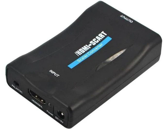 Alt view image 4 of 5 - AJMRTC 1080P HDMI to SCART Converter Adapter, HDMI Input to SCART Output Video Audio Upscale Converter for HD Receiver, DVD Player, Old TV, Set Top Box