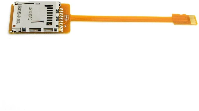 Alt view image 7 of 7 - AJMRTC Micro SD TF Male to SD Female Extension Cable, 10cm Soft Flat FPC TF Memory Card Extension Cord, Flexible Ribbon Cable for TF Card Reader Device