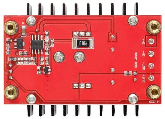 Alt view image 2 of 6 - AJMRTC 2Pcs DC-DC Boost Converter, 10-32V Input to 12-35V Adjustable Output, 150W 6A Step Up Voltage Regulator Power Module