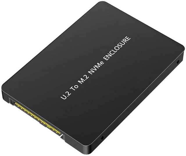 Main image of AJMRTC PCIe Gen3 x4 M.2 NGFF NVMe SSD to U.2 SFF-8639 Adapter, 2.5 Inch Form Factor for 2280 M-Key NVMe SSD, No Thermal Pad Included