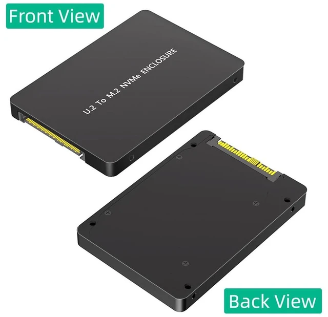 Alt view image 6 of 7 - AJMRTC PCIe Gen3 x4 M.2 NGFF NVMe SSD to U.2 SFF-8639 Adapter, 2.5 Inch Form Factor for 2280 M-Key NVMe SSD, No Thermal Pad Included