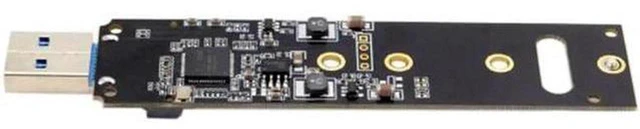 Alt view image 5 of 6 - AJMRTC U3-083 USB 3.0 to M.2 NGFF M-Key NVMe SSD External PCBA Adapter, 5Gbps Bare PCB Converter Board, 2280 NVMe PCIe SSD Reader for Laptop PC Data Backup, No Enclosure Included