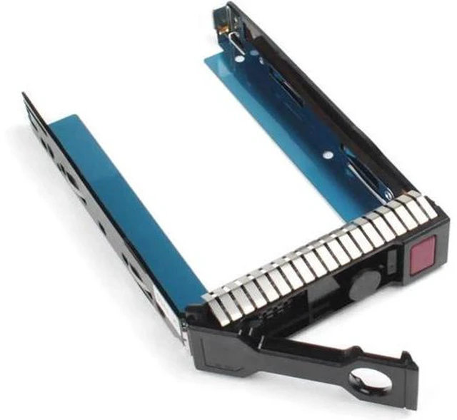 Alt view image 4 of 6 - AJMRTC 2.5" to 3.5" SSD Adapter Hard Drive Tray Caddy 651314-001 651320-001, SAS SATA Hot Swap Bracket for HP ProLiant G8 G9 DL360p DL380p Server