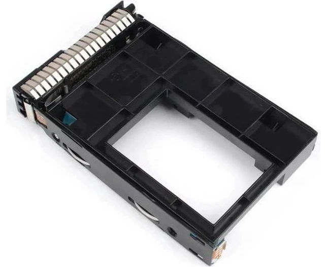 Alt view image 5 of 6 - AJMRTC 2.5" to 3.5" SSD Adapter Hard Drive Tray Caddy 651314-001 651320-001, SAS SATA Hot Swap Bracket for HP ProLiant G8 G9 DL360p DL380p Server