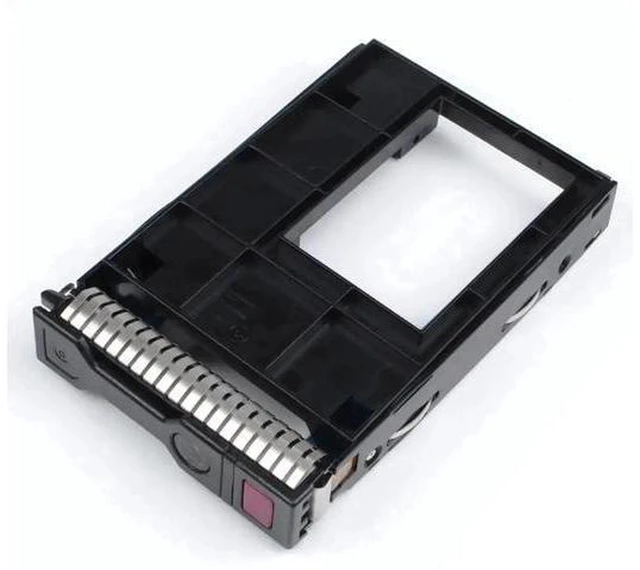 Alt view image 6 of 6 - AJMRTC 2.5" to 3.5" SSD Adapter Hard Drive Tray Caddy 651314-001 651320-001, SAS SATA Hot Swap Bracket for HP ProLiant G8 G9 DL360p DL380p Server