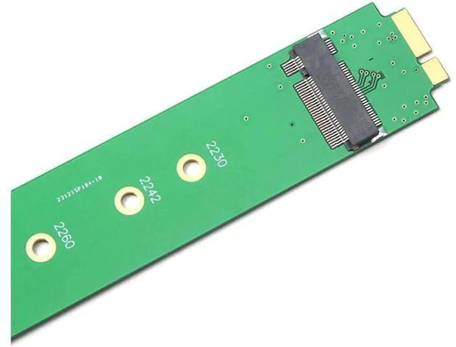 Alt view image 4 of 5 - AJMRTC M.2 NGFF SATA SSD Adapter Card for MacBook Air 2010 2011 A1369 A1370, B+M Key Converter, Support 2230 2242 2260 2280 SATA M.2 SSD Upgrade