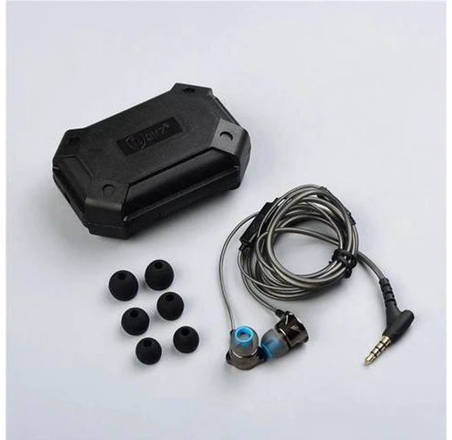 Alt view image 3 of 6 - AJMRTC QKZ DM7 In Ear Headphones, Heavy Bass Wired Earbuds with Metal Housing, Built-in Mic, Noise Isolating Earphones for Phone, PC, Gaming, Music Listening