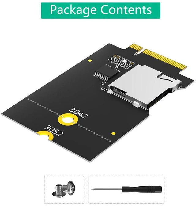 Alt view image 4 of 7 - AJMRTC NGFF M.2 Key B to Micro SD TF Adapter Card, USB Bus Micro SD Card Reader, Support SDHC SDXC, Internal Converter for Laptop, PC, Embedded Industrial Computers