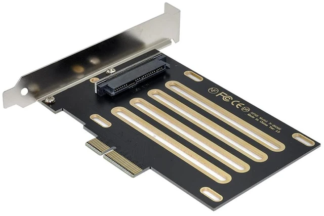 Alt view image 4 of 7 - AJMRTC PCIe 3.0 X4 to U.2 SFF-8639 Host Adapter Kit, Black, Compatible with Intel Motherboard and Intel 750 U.2 NVMe PCIe SSD Storage Expansion