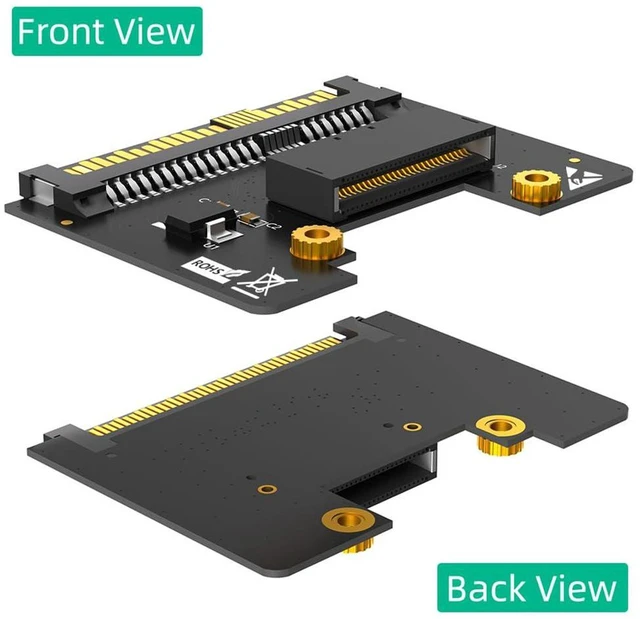 Alt view image 2 of 7 - AJMRTC EDSFF E1.S to U.2 SFF-8639 Carrier Adapter Card, NVMe Ruler 1U Short E1.S SSD Converter, Compatible with GEN-Z EDSFF E1.S Enterprise SSD