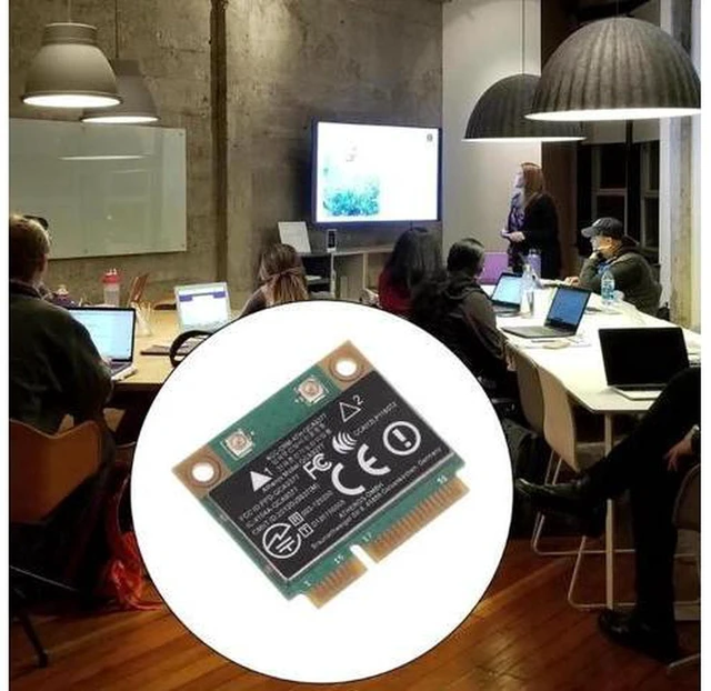 Alt view image 3 of 3 - AJMRTC Atheros QCA9377 M.2 NGFF WiFi Bluetooth Combo Card, Dual Band 2.4G+5G 802.11ac, Up to 433Mbps Wireless WLAN Adapter, A+E Key 2230 WiFi 5 BT Card for Laptop