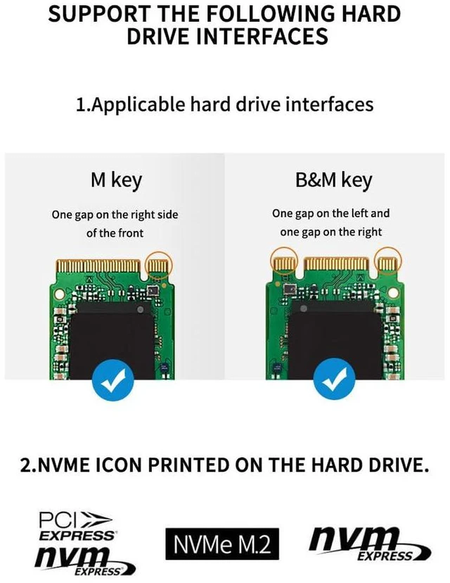 Alt view image 3 of 7 - AJMRTC JY-BlackDP M.2 NVMe to PCIe 4.0 X4 X8 X16 Expansion Card, 64Gbps High Speed M-Key SSD Riser, Fit 2230 2242 2260 2280, Support PCIe Gen5 Gen4 Gen3 for Desktop Server Storage