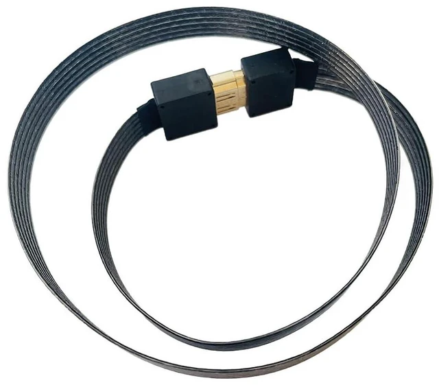 Alt view image 5 of 7 - AJMRTC HDMI 2.1 Video Cable 48Gbps 50CM, Silver-Plated Conductors, Supports 8K@60Hz, 4K@240Hz/144Hz, 2K@240Hz/144Hz, 3D HDR for Monitor GPU Game Console