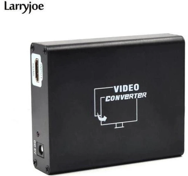 Main image of AJMRTC HDMI to SCART Composite Video Converter Adapter, Digital HDMI to Analog SCART RGB CVBS Signal Converter with Stereo Audio for Old TV Retro Game Console VCR
