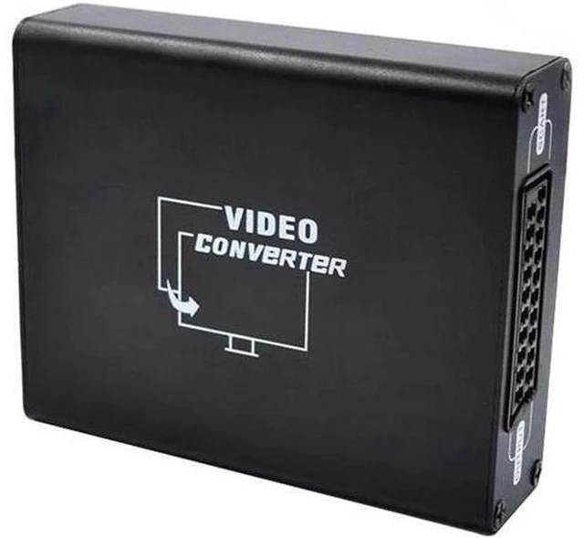 Alt view image 5 of 6 - AJMRTC HDMI to SCART Composite Video Converter Adapter, Digital HDMI to Analog SCART RGB CVBS Signal Converter with Stereo Audio for Old TV Retro Game Console VCR