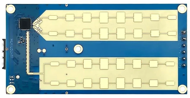 Alt view image 2 of 5 - AJMRTC LD2451 24GHz Millimeter Wave Radar Sensor Module, Vehicle Status Monitoring, Ranging & Speed Measurement FMCW Radar Adapter for Blind Spot Detection Traffic Project, Module Only