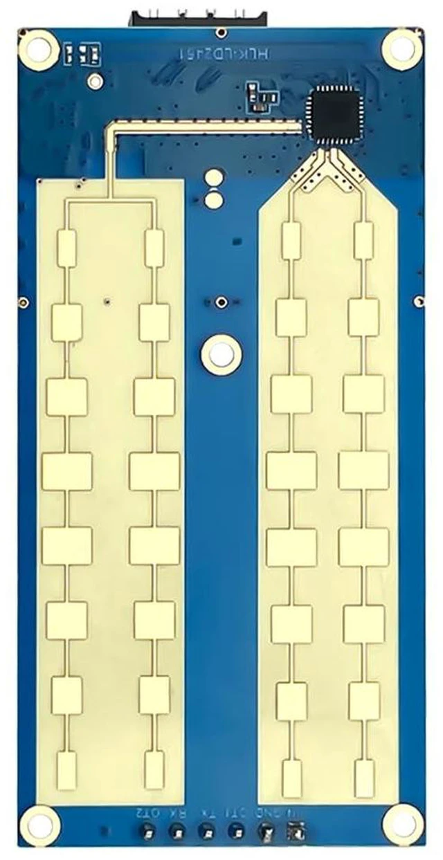 Alt view image 5 of 5 - AJMRTC LD2451 24GHz Millimeter Wave Radar Sensor Module, Vehicle Status Monitoring, Ranging & Speed Measurement FMCW Radar Adapter for Blind Spot Detection Traffic Project, Module Only