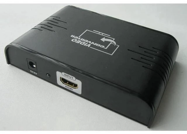 Alt view image 2 of 3 - AJMRTC LKV382 HDMI to SCART Composite Audio Video Converter Adapter, 1080P HDMI Input to SCART Output, Analog Signal Converter for Old CRT TV Retro Game Console Set Top Box, 1pc