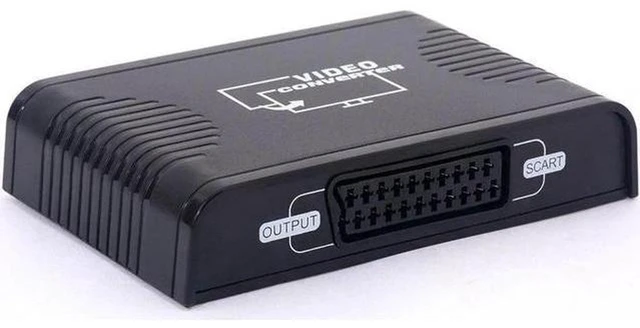 Alt view image 3 of 4 - AJMRTC HDMI to SCART Converter Adapter, HDMI Input SCART Output, Digital to Analog Audio Video Converter, 1080P for Blu-Ray Player, STB, Retro TV, Game Console