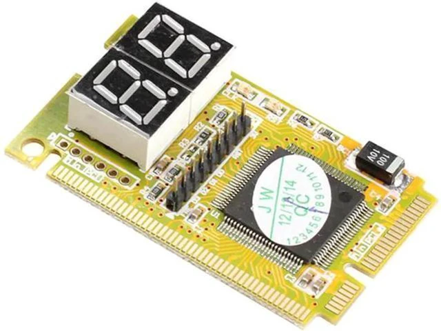 Alt view image 4 of 5 - AJMRTC 3 in 1 Mini PCI PCI-E LPC POST Tester Debug Card, PC Motherboard Diagnostic Analyzer Adapter, BIOS POST Code Checker for Desktop Mainboard Repair