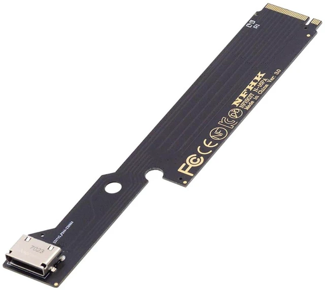 Main image of AJMRTC M.2 M-Key PCIe 3.0 to OCuLink SFF-8612 SFF-8611 Host Adapter, PCIe x4 Expansion Board for External Graphics Card eGPU, NVMe SSD, Laptop Desktop Upgrade