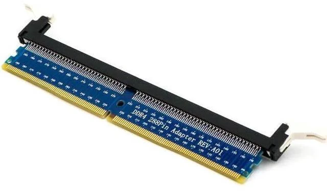 Alt view image 4 of 5 - AJMRTC 288Pin DIMM Memory Tester Protection Riser Adapter Card, Desktop DDR4 DIMM Test Post Card, Memory Fault Detection Circuit Board for Motherboard Repair
