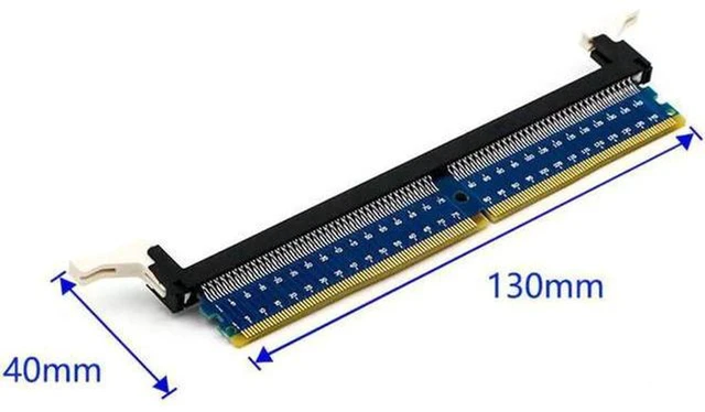 Alt view image 3 of 5 - AJMRTC 288Pin DIMM Memory Tester Protection Riser Adapter Card, Desktop DDR4 DIMM Test Post Card, Memory Fault Detection Circuit Board for Motherboard Repair