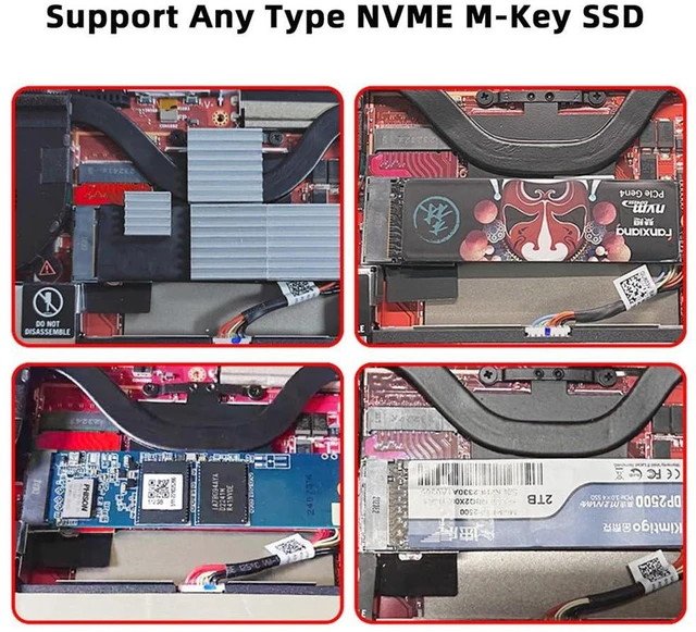 Alt view image 7 of 7 - AJMRTC M-Key 2230 to 2280 NGFF NVMe SSD Extension Adapter, PCIe 4.0 M.2 SSD Upgrade Converter for ROG Ally Handheld Game Console