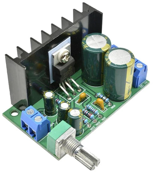 Alt view image 5 of 7 - AJMRTC 2Pcs TDA2050 Mono Audio Amplifier Module, DC AC 12V-24V Hi-Fi Mono Power AMP Board for Speaker DIY Audio System