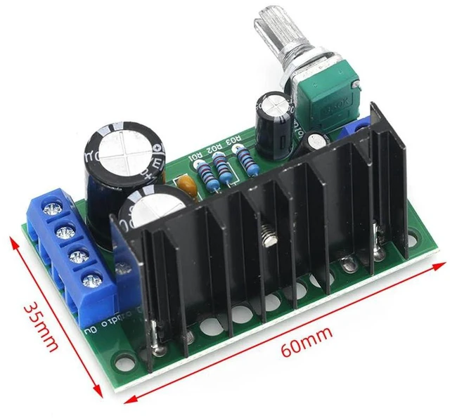 Alt view image 6 of 7 - AJMRTC 2Pcs TDA2050 Mono Audio Amplifier Module, DC AC 12V-24V Hi-Fi Mono Power AMP Board for Speaker DIY Audio System
