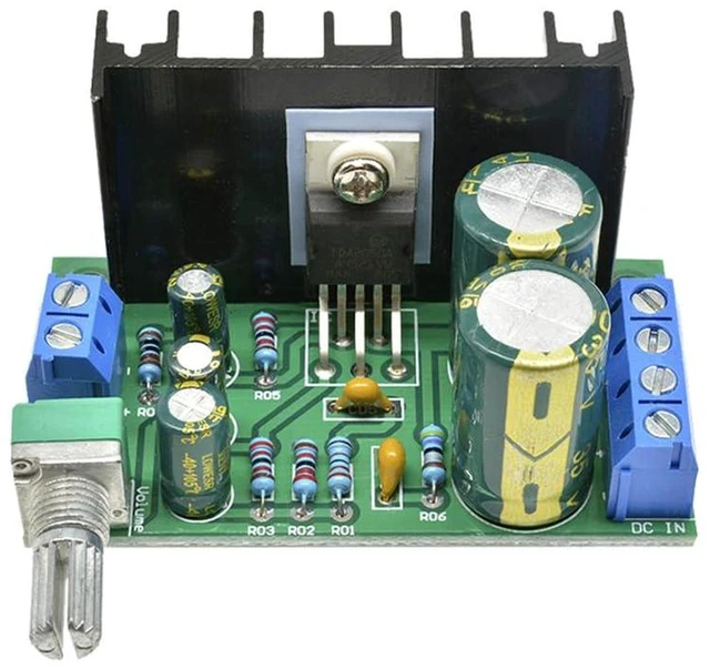 Alt view image 2 of 7 - AJMRTC 2Pcs TDA2050 Mono Audio Amplifier Module, DC AC 12V-24V Hi-Fi Mono Power AMP Board for Speaker DIY Audio System