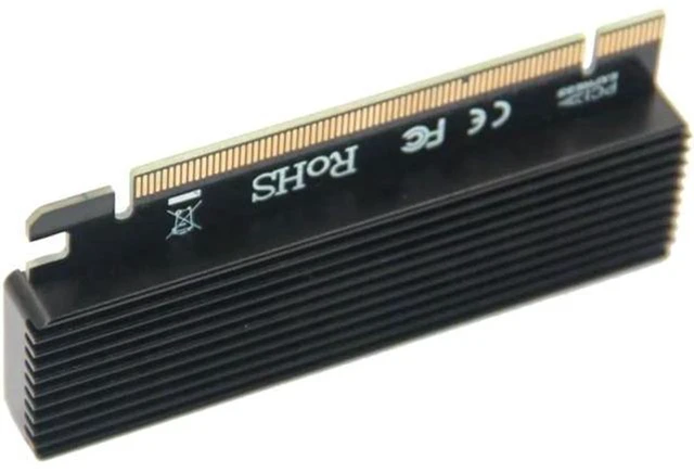 Alt view image 2 of 5 - AJMRTC PCIe 16x to M Key NGFF M.2 SSD Adapter Card with Protective Case, PCI Express Converter for 950 PRO, 600P NVMe SSD Motherboard Storage Upgrade