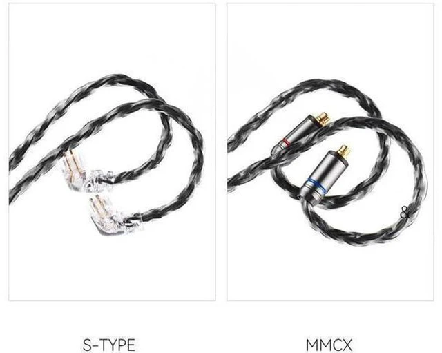 Alt view image 2 of 6 - AJMRTC Q1 MAX IEM Upgrade Cable, 16 Strands 352 Cores Silver-Plated OFC Wire, HiFi Detachable Earphone Replacement Audio Cable for In-Ear Monitors