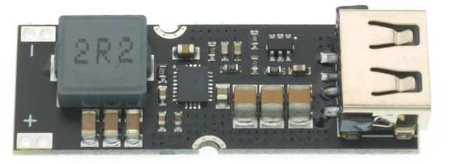 Alt view image 2 of 6 - AJMRTC 2Pcs TPS61088 Synchronous Step Up Boost Power Module, 3.2V 3.7V 4.2V to 5V 9V 12V QC Fast Charge Converter Board for Power Bank, Mobile Battery DIY Charging Circuit