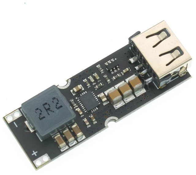 Alt view image 5 of 6 - AJMRTC 2Pcs TPS61088 Synchronous Step Up Boost Power Module, 3.2V 3.7V 4.2V to 5V 9V 12V QC Fast Charge Converter Board for Power Bank, Mobile Battery DIY Charging Circuit