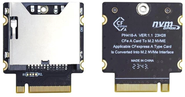 Alt view image 4 of 7 - AJMRTC NGFF M.2 M-Key NVMe to CFexpress Type A Adapter, Full Speed PCIe CFA Extension Converter, DIY Camera Memory Card for Sony Alpha Series Cameras