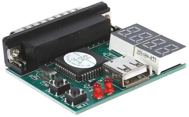 Alt view image 3 of 5 - AJMRTC 4-Digit POST Diagnostic Test Card, USB & PCI Interface Motherboard Analyzer Tester, Laptop Notebook PC Mainboard Fault Debug Card for Repair Technicians