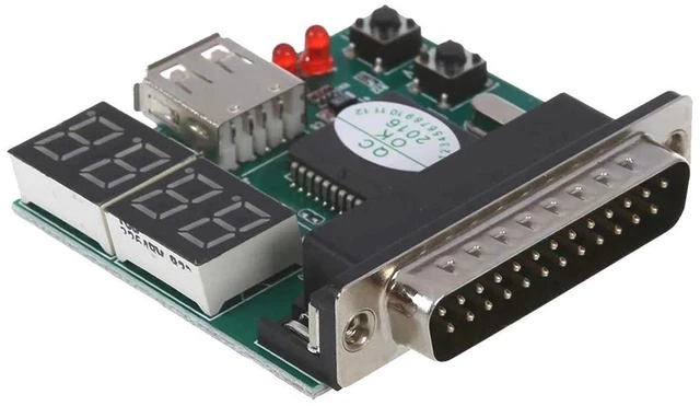 Alt view image 5 of 5 - AJMRTC 4-Digit POST Diagnostic Test Card, USB & PCI Interface Motherboard Analyzer Tester, Laptop Notebook PC Mainboard Fault Debug Card for Repair Technicians