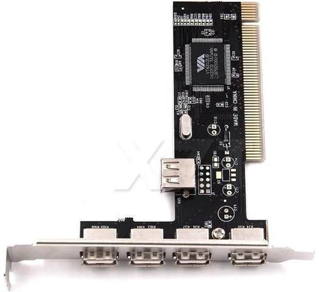 Alt view image 3 of 5 - AJMRTC PCI USB 2.0 Controller Card, 4 Port 480Mbps High Speed VIA Chipset USB Hub Expansion Adapter Card for Desktop PC Internal Upgrade