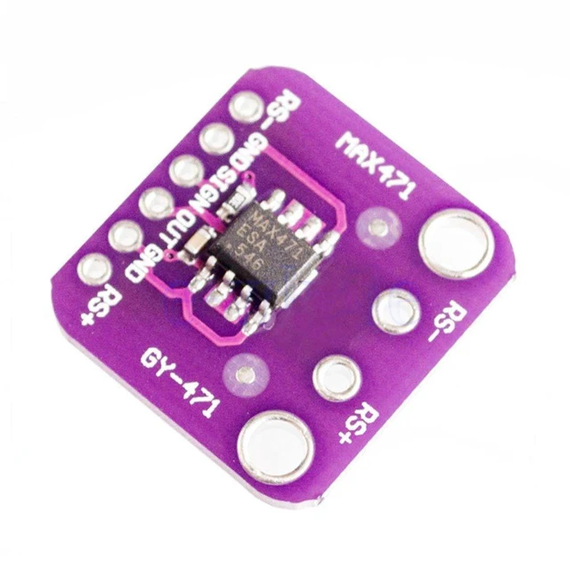 Alt view image 2 of 7 - AJMRTC 2PCS MAX471 3A Current Sensor Module, DC 0-3A Load Consumption Current Detection Module, High-Side Current Sensing Board for Arduino ESP32 STM32 Microcontroller Project