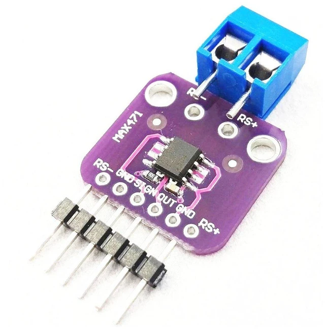 Alt view image 3 of 7 - AJMRTC 2PCS MAX471 3A Current Sensor Module, DC 0-3A Load Consumption Current Detection Module, High-Side Current Sensing Board for Arduino ESP32 STM32 Microcontroller Project