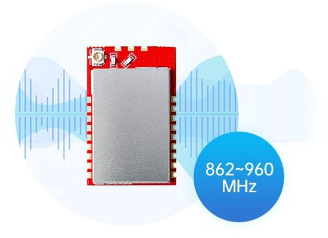 Alt view image 5 of 7 - AJMRTC 1W SX1262PA+LNA LoRa Module, 868MHz High Sensitivity Long Range Wireless Transceiver Module, SPI Interface Industrial RF Communication Module (Module Only)